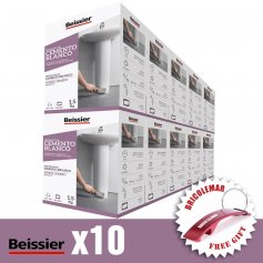 scatola cemento bianco 10 pacchi 1,5 kg Beissier