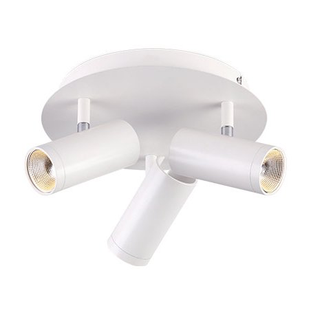 alluminio bianco circolare plafoniera tripla GU10 Max.60W GSC Evolution