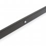 708-858mm mobile bar regolabile con moka in alluminio LED bianco naturale Emuca
