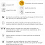 spina rotonda da montare nel quadro 2 ingressi USB Ø37mm plastico metallizzato grigio Emuca
