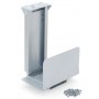 supporto in acciaio del computer grigio metallizzato Emuca