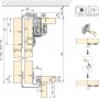 Scorrevoli armadio di sistema 2 ante appesi profili in alluminio 16 millimetri Neco grigio spessore metallico Emuca