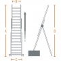 Base Proline doppia scala 8 + 8 punti Plabell