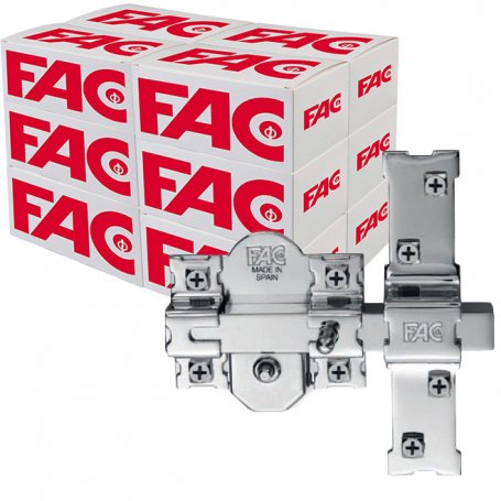 Fac latch unità scatola Nichel / 80 70 millimetri 301-RP 12