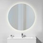 Specchio da bagno Cassiopea Ø60cm LED di illuminazione decorativa Emuca