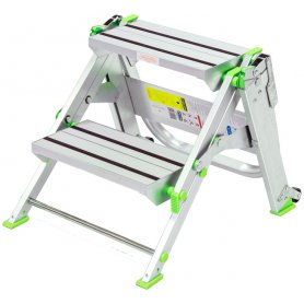 alluminio sgabello passo Komodo 2 passi Plabell