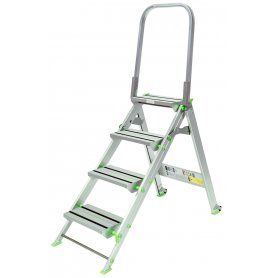 alluminio sgabello passo Komodo 4 passi Plabell