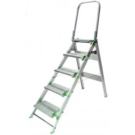 alluminio sgabello passo Komodo 5 passi Plabell