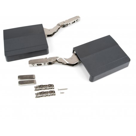 porte bussola elevables acciaio resistenza e plastica 1600-3600 antracite Emuca