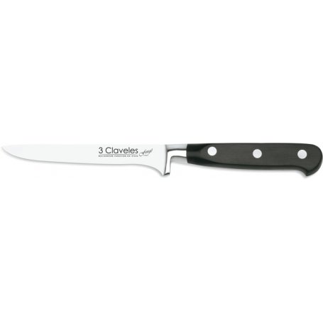 Coltello per disossare 13 centimetri serie Forgé maniglia in acciaio inox forgiato POM 3 Claveles