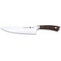 Acciaio inox coltello da cucina 20 centimetri manico in legno Pakka forgiato martellato 3 Claveles