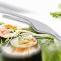 Kit per tagliare e servire Tokyo sushi coltello da cuoco Yanagiba 24 centimetri + 20 centimetri clamp 3 Claveles