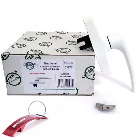 Box con quattro reversibile cremonese pin uno bianco U Oscillo Cufesan