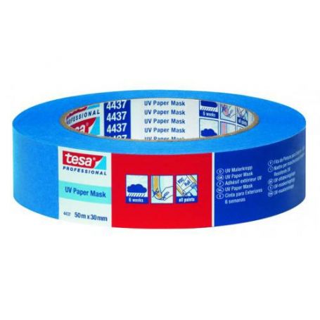 Outdoor tape 50m x 50mm blauwe Tesa