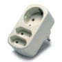 TT triple adapter kant 10A 16A / 250V Famatel