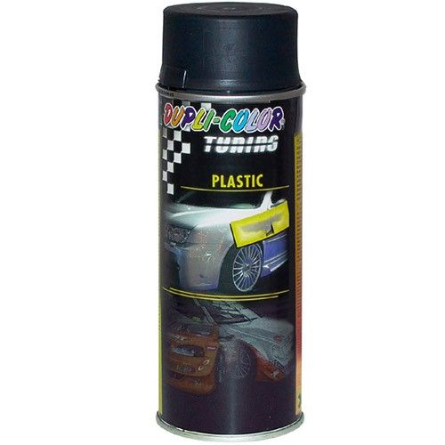 Spray verf voor plastic matzwart 400ml | Bricolemar