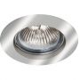 Vaste round verzonken 50mm aluminium nikkel ledinnova