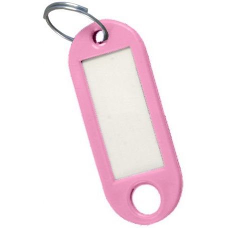 Key roze label houder (Zak 50 stuks) cufesan