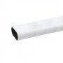 Aluminiumwit barkast 25x15mm 2 meter (9 und) bricotubo