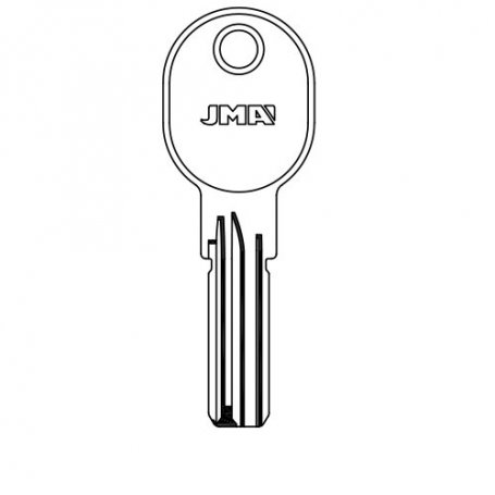 Koperen sleutel security IS-6D (zakje 10 stuks) JMA