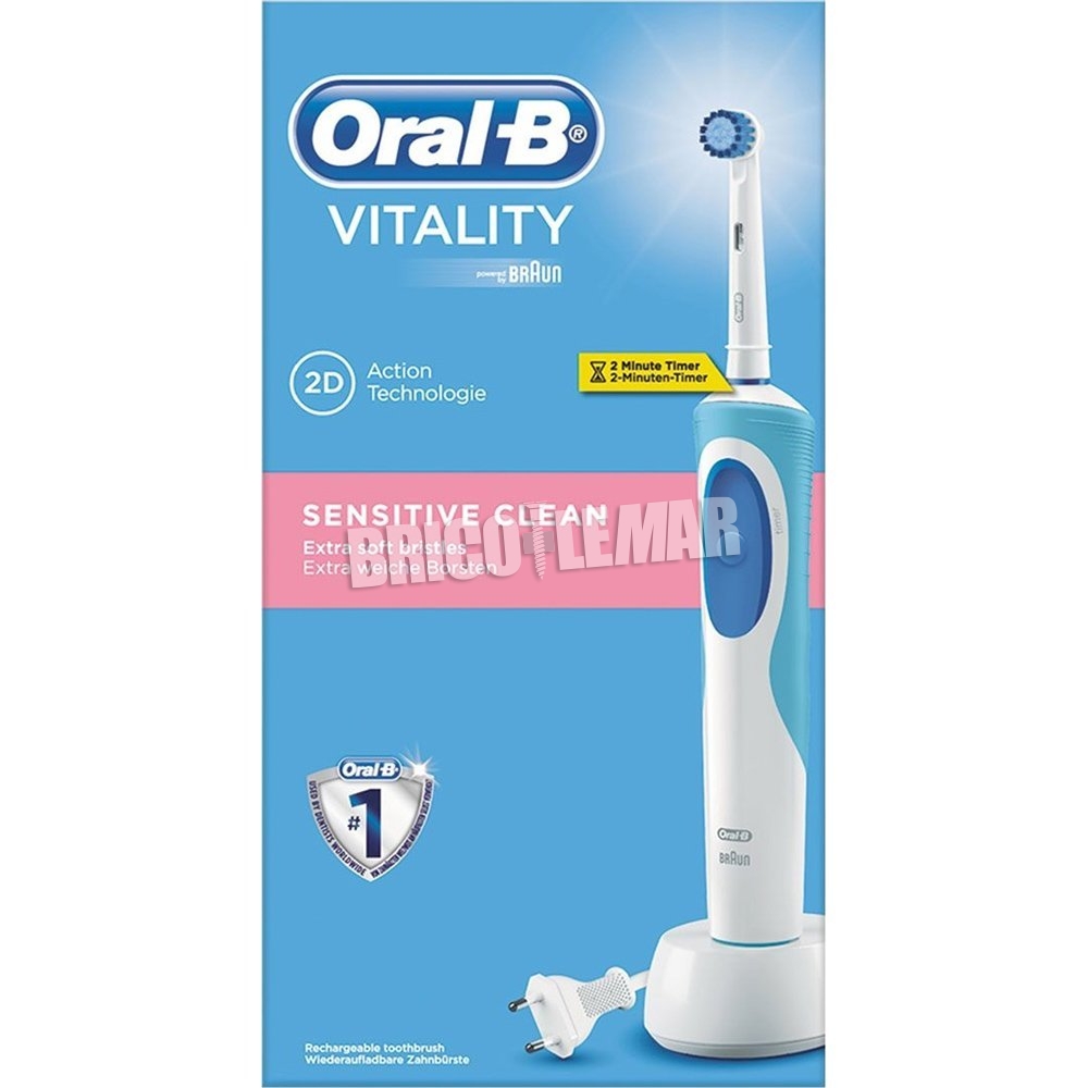 Welke katoen George Bernard ▷ Kopen elektrische tandenborstel Vitality Sensitive Clean Oral-B | B...