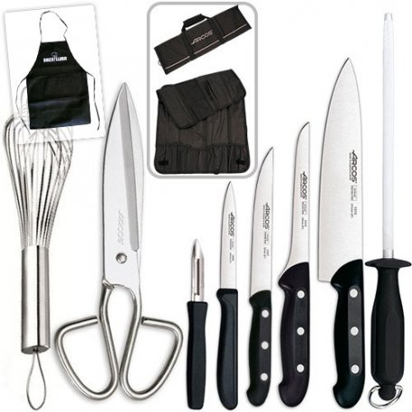 ▷ Kopen Set keukenmessen Chef Kit - met keuken gadgets zak dragen ...