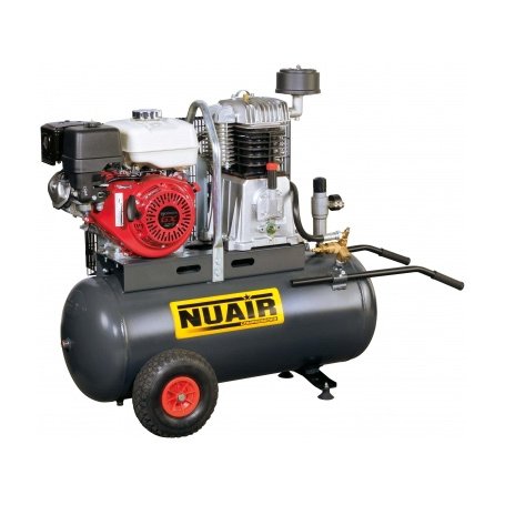 Benzine zuigercompressor B3800B / 9S / 100 Honda 9HP NUAIR 100Lts 10bar