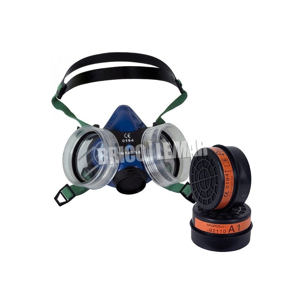 attent middernacht experimenteel ▷ Kopen Pak mond- en neus masker Masper 9200 + A1 type 2 filters tege...