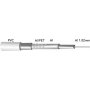 RG6 coaxiale kabel spoel 100m aluminiumwit GSC Evolution