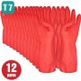 Lot van 12 paar industriële handschoenen oranje maat XL10 Cipisa
