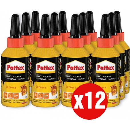 Verzadigen Onze onderneming invoegen ▷ Kopen Pattex houtlijm Express 75gr Henkel doos met 12 blikjes | Bri...