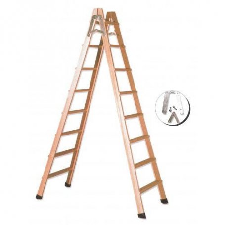 ▷ Kopen schaar ladder opgebeld 6 stappen 1.50m Ferral | Bricol...