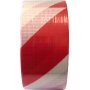 duct tape signalering Wit / rood 50mm x 33m Miarco