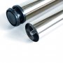 Speeltafel 4 poten Ø60mm voor satijnnikkel steel verstelbaar 710-730mm Emuca