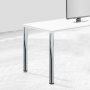 Set van 4 poten voor tabel Ø60mm 830-850mm verstelbare steel metallic Emuca