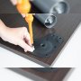 Set van 4 poten voor tabel Ø60mm 830-850mm verstelbare steel metallic Emuca