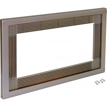 600mm kunststof microgolfmodule gestel satijnnikkel Emuca