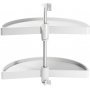 Spel swivel keukenkast trays 180 800mm witte plastic module Emuca