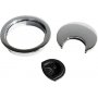 Lot 8 tule caps Ø60mm Circular Inbouw verchroomd zamak Emuca