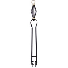 Open haard tong zwarte goud 52,5cm Maiol
