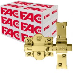 Fac latch 301-RP / 80 70mm gold box 12 eenheden