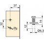 Veel 10 X91 súperacodadas potscharnieren soft closing Ø35mm opening 165 Euro supplementen Emuca
