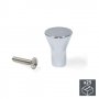 Lot 25 Tucson kabinetsknoppen Ø16mm verchroomde zamak Emuca