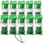 Nylon getande flens 200x4.8 groene partij van 10 zakken van 100 eenheden / bag Kabra