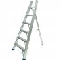 Aluminiumladder landbouw 200cm hoogte 6 stappen Plabell