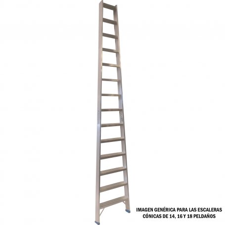 Eenvoudige kegelvormige 4.5m landbouw laddersporten 18 Plabell