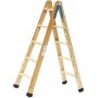 Houten trap professionele schilder schaar 5 + 5 stappen Plabell