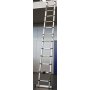 Aluminium scharnierende laddersporten 3.8m 6 + 6 Mader