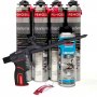 Kit FoamGun S1 + 4 pistool patronen schuim uitsteken Penosil EasySpray 700 ml + 500 ml vers schuimreiniger