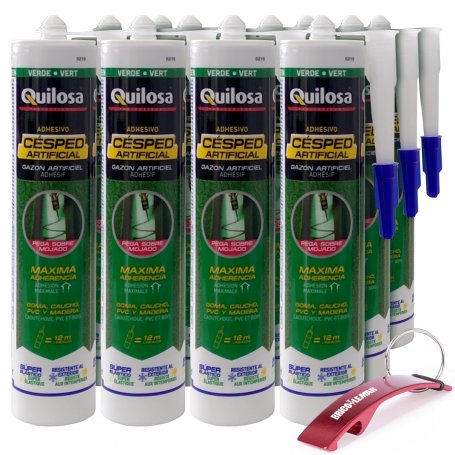 Adhesive groene kunstgras vak 12 patronen 280 ml Quilosa